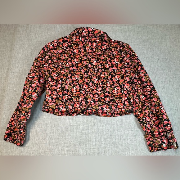 Social Standard Floral Girls Jean Jacket - Picture 2 of 7
